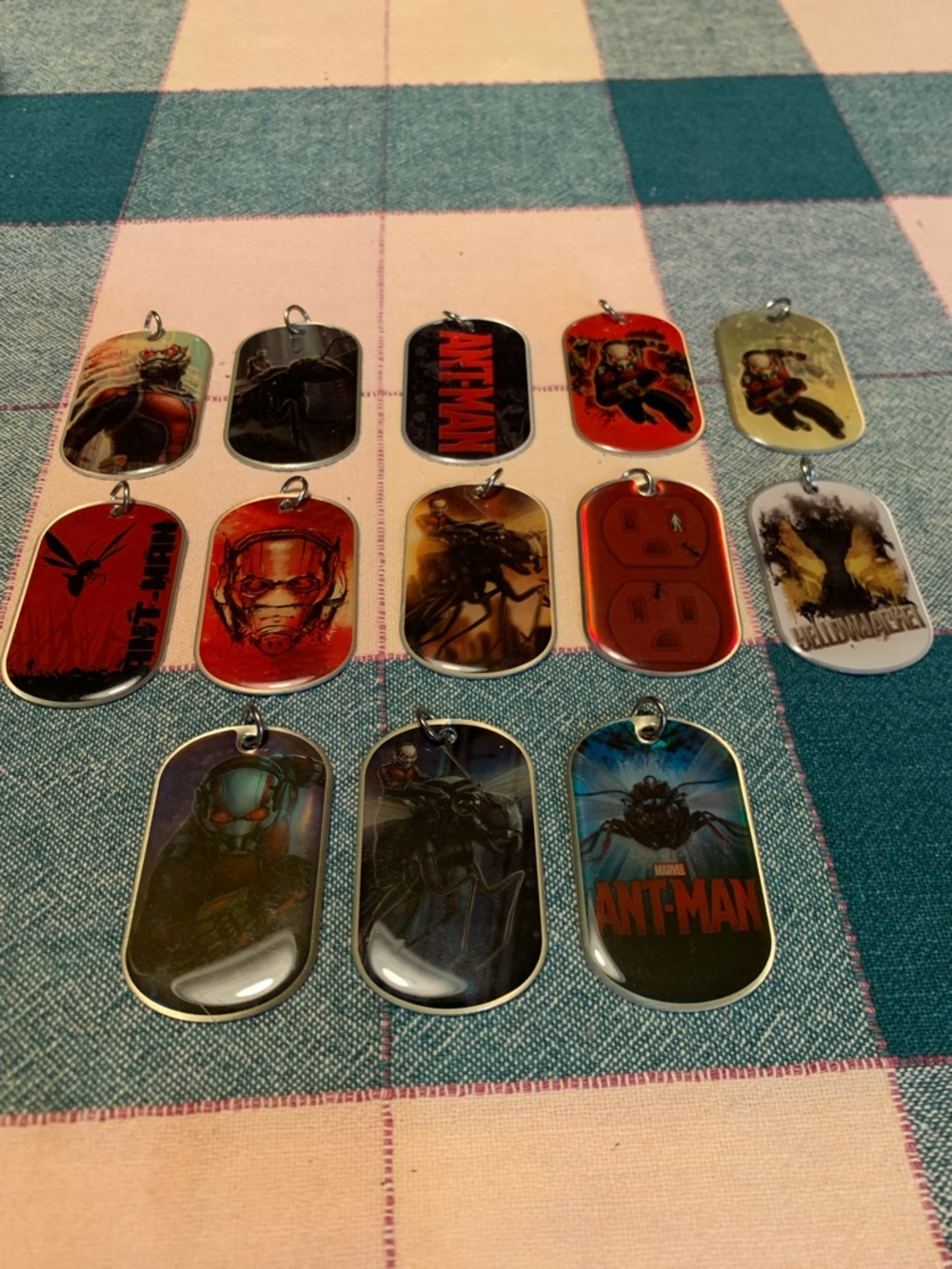 Ant-Man Collectible Dog Tag Charms - Assorted Red, Black, Gold